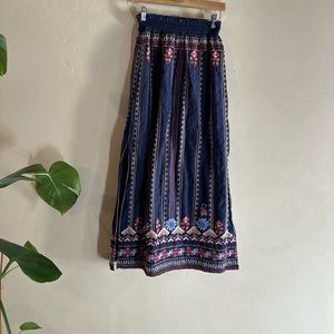 Johnny Was Embroidered Skirt